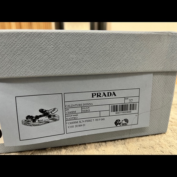 NEW Prada Women’s Canvas Sports Sandals - Picture 7 of 7